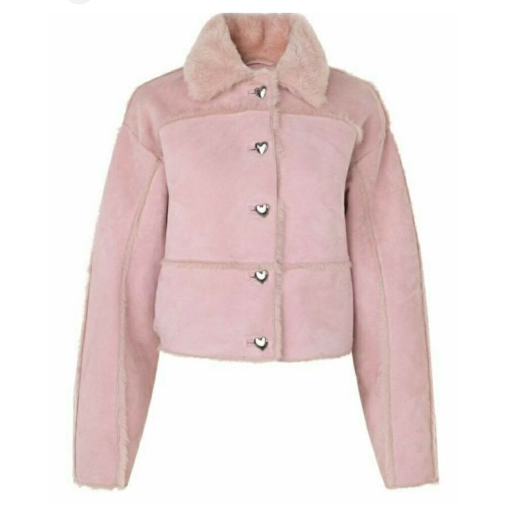 Saks Potts Kahlo Genuine Shearling‎ Lambskin Coat